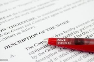 Description of the work